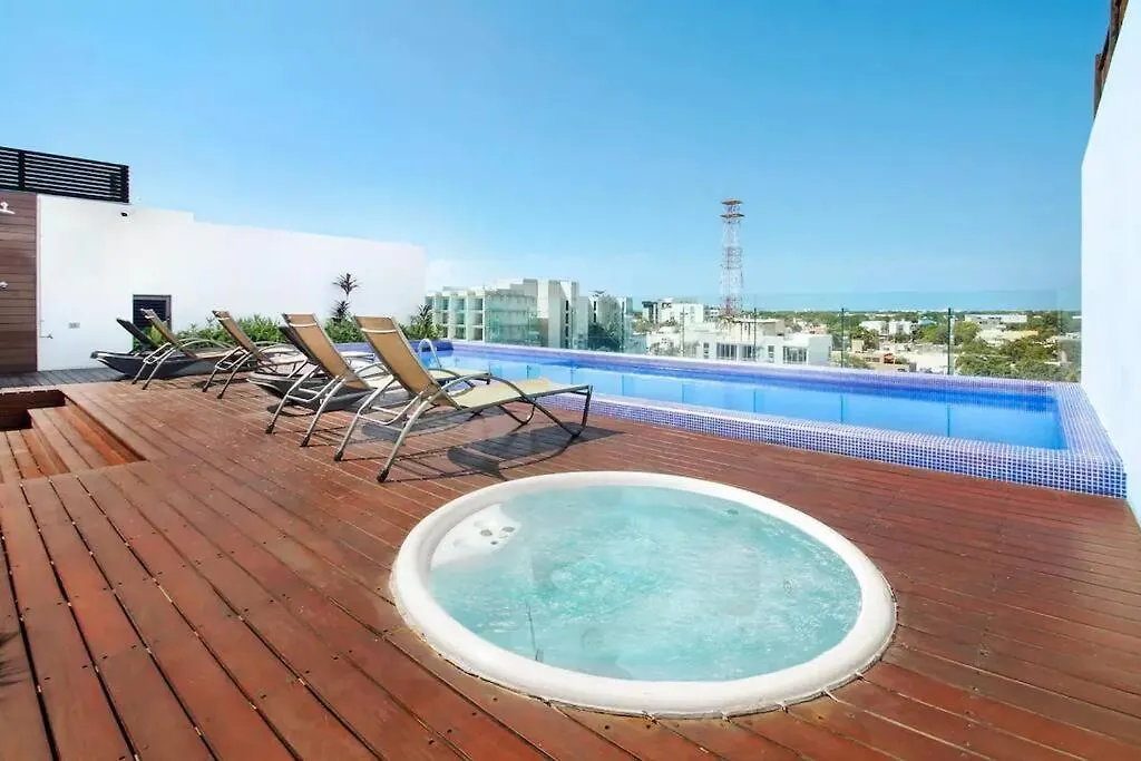 Brightness & Spacious 1 Bedroom Playa del Carmen 0*,